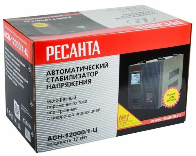 Стабилизатор напряжения Ресанта АСН-12 000/1-Ц — изображение 10