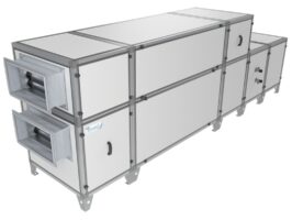 Приточно-вытяжная вентиляционная установка Breezart 3700 Lux RR W ET30-380