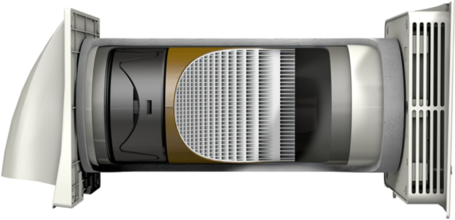 Бытовая приточно-вытяжная вентиляционная установка Marley MEnV-180-Plus-60 — изображение 2