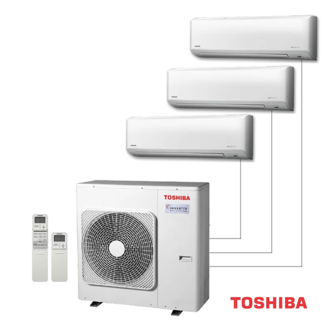 Внешний блок мульти сплит-системы на 3 комнаты Toshiba RAS-3M26G3AVG-E — изображение 2