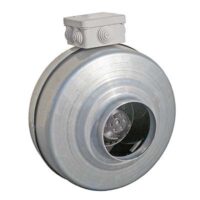 Канальный круглый вентилятор VANVENT ВКВ 200 E EC