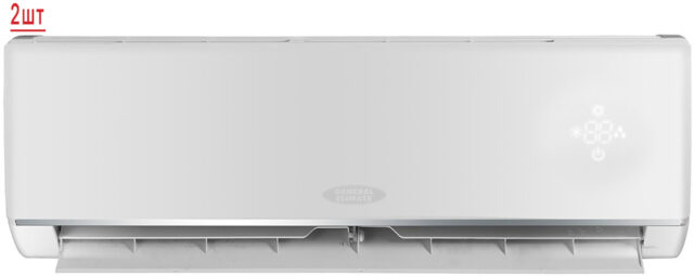Мульти сплит система на 2 комнаты General Climate GU-M2E14H32/GC-ME07HR32*2 — изображение 2