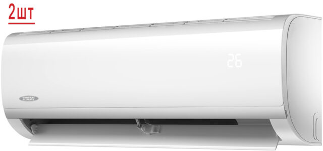 Мульти сплит система на 2 комнаты General Climate GU-M2EA18HN2/GC-MER09HRN1 (WiFi)*2 — изображение 2
