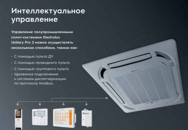 Пульт управления Electrolux EAC_MB/UP3 (Modbus-модуль) — изображение 2