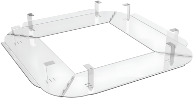 Экран потолочный WOW SHIELD 750х750