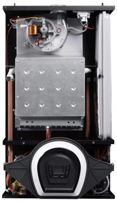 Настенный газовый котел 32 кВт Federica Bugatti 32В VARME BLACK 1-конт. с дисп. с датчиком бойлера — изображение 3