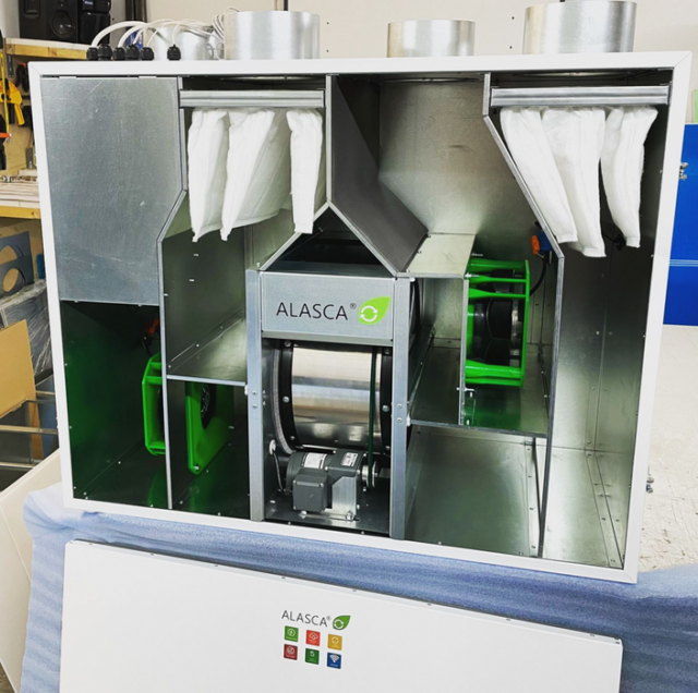 Приточно-вытяжная вентиляционная установка Alasca RR3000HEC W — изображение 2