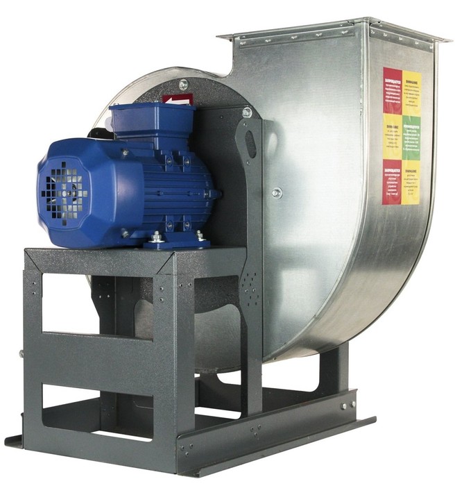 Центробежный вентилятор ESQ ВЦ 14-46 № 2,5 лев. 0 с дв. 0.55/1500 — изображение 3