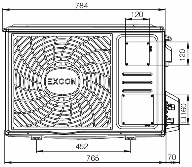 Настенный кондиционер Excon CR-01-0511 — изображение 2