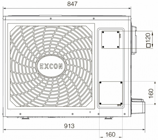 Настенный кондиционер Excon CR-01-0611 — изображение 2