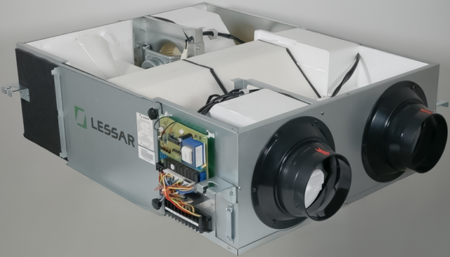 Приточно-вытяжная вентиляционная установка Lessar LV-PACU-800-P-AC-E50 — изображение 2