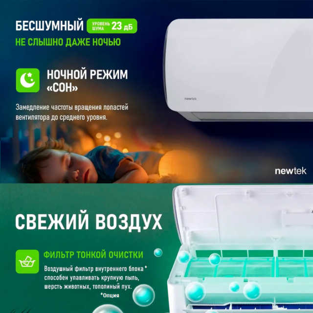 Кондиционер Newtek NT-65CHNDC09 — изображение 6