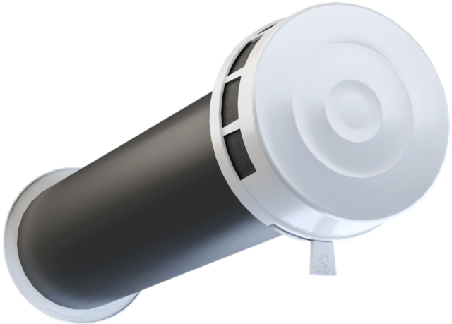 Проветриватель NOVAplast КИВ-125-500 с оголовком NovaProf