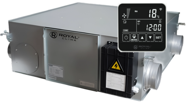 Приточно-вытяжная вентиляционная установка 500 Royal Clima RCS-600-P 3.0 — изображение 2