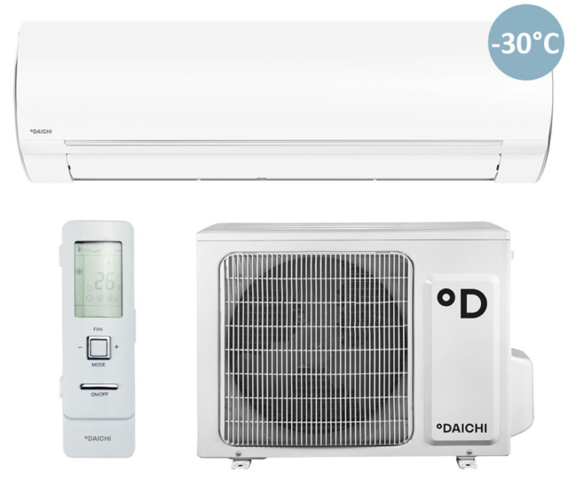 Настенный тепловой насос Daichi Evolution EVO25AVQS1R/EVO25FVS1R — изображение 4