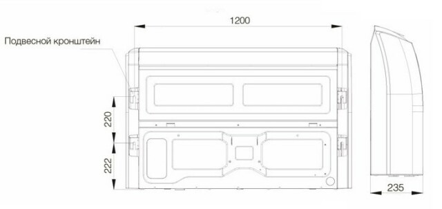 Напольно-потолочный кондиционер Excon CR-01-1022 — изображение 6