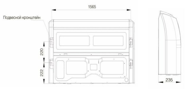 Напольно-потолочный кондиционер Excon CR-01-1422 — изображение 6