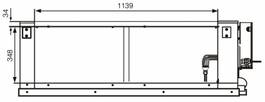 Канальный кондиционер Excon CR-01-2823