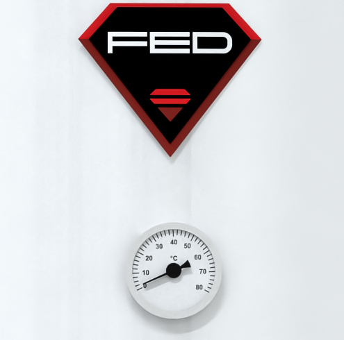 Бойлер косвенного нагрева Federica Bugatti FED STEEL COIL 100 белый — изображение 2