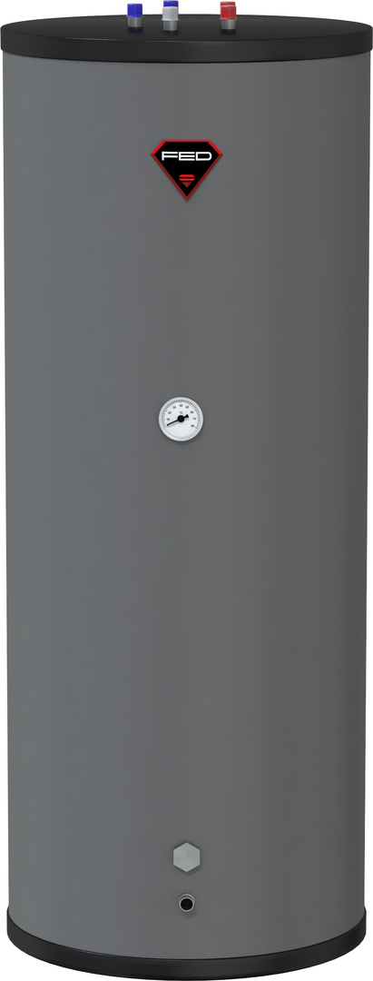 Бойлер косвенного нагрева Federica Bugatti FED STEEL COIL 100 серый
