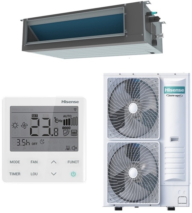Канальный кондиционер Hisense Heavy eu AUD-60UX4REH8/AUW-60U6RW8 — изображение 4
