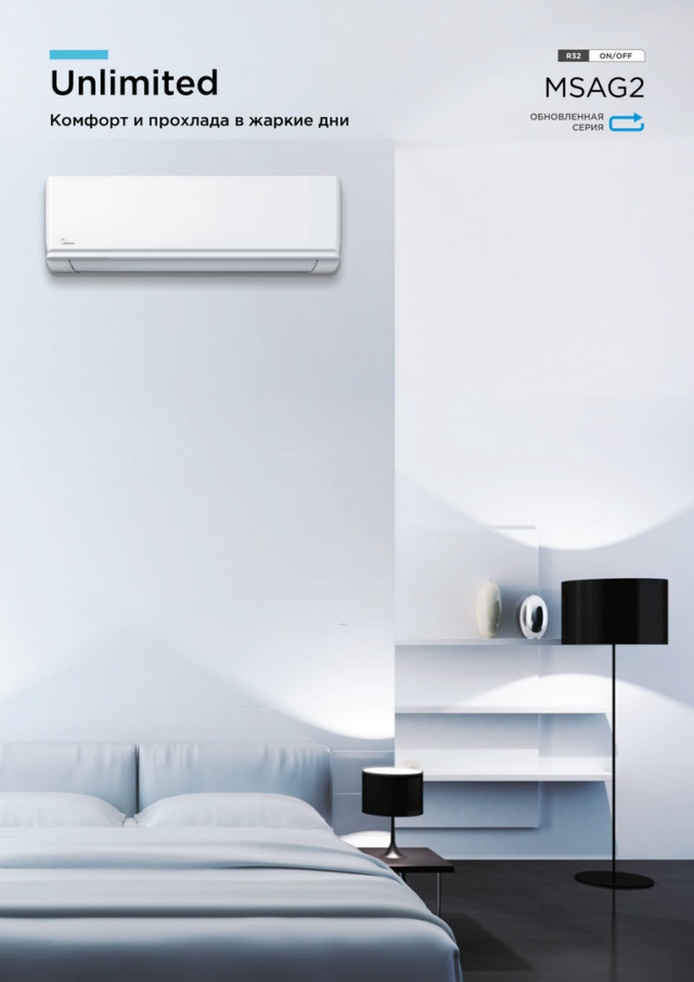 Кондиционер Midea Unlimited MSAG2-18HRN8-I/MSAG2-18HRN8-O/-40 — изображение 8