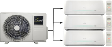 Мульти-сплит система Eurohoff SMART MULTI EMMULT-30/3/EMMULT-09*3 (2024)