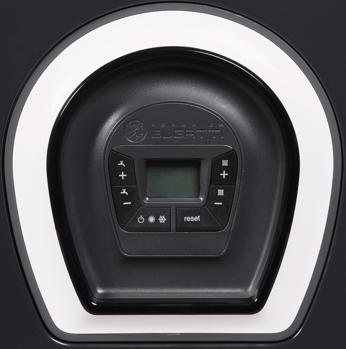 Настенный газовый котел 32 кВт Federica Bugatti 32В VARME BLACK 1-конт. с дисп. с датчиком бойлера — изображение 2