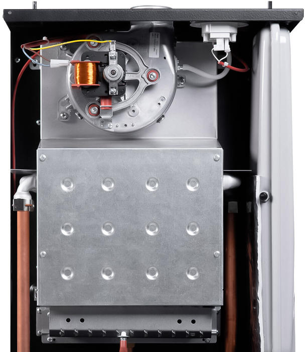 Настенный газовый котел 32 кВт Federica Bugatti 32В VARME BLACK 1-конт. с дисп. с датчиком бойлера — изображение 5