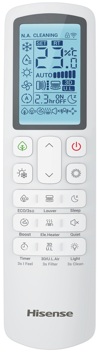 Кассетный внутренний блок мульти-сплит системы Hisense Free Match ACT-24UR4RJC8/PE-QFA/CD Wi-Fi — изображение 2
