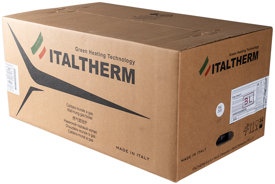 Настенный газовый котел ITALTHERM CITY CLASS 25 FR Black Moon Heating — изображение 5
