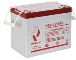 AGM аккумулятор РУБИН РЭ-АКБ1275