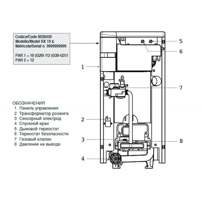 Напольный газовый котел Sime RX 48 E — изображение 2