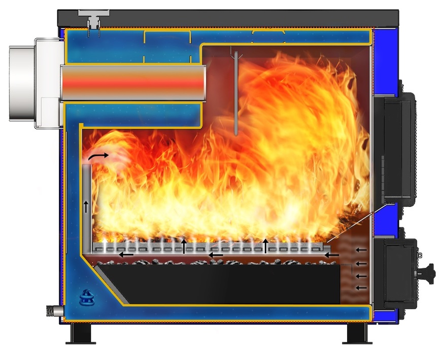 Твердотопливный котел Везувий Эльбрус-18 — изображение 3