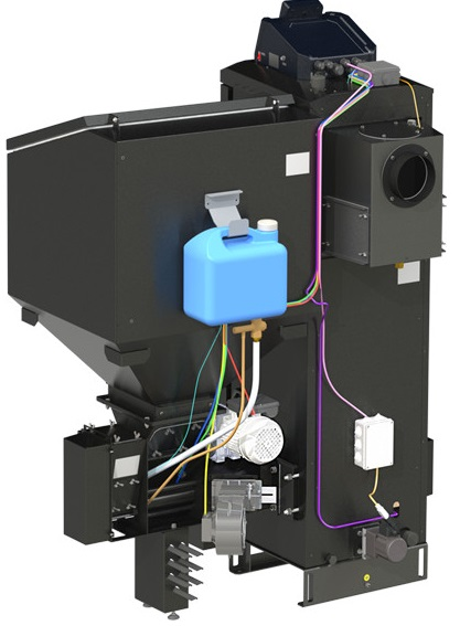 Твердотопливный котел Zota Pellet Black 135 — изображение 4