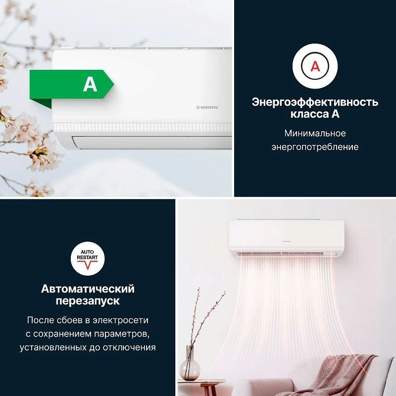 Кондиционер Kentatsu Atama KSGAT35HZRN1KSRAT35HZRN1 — изображение 7