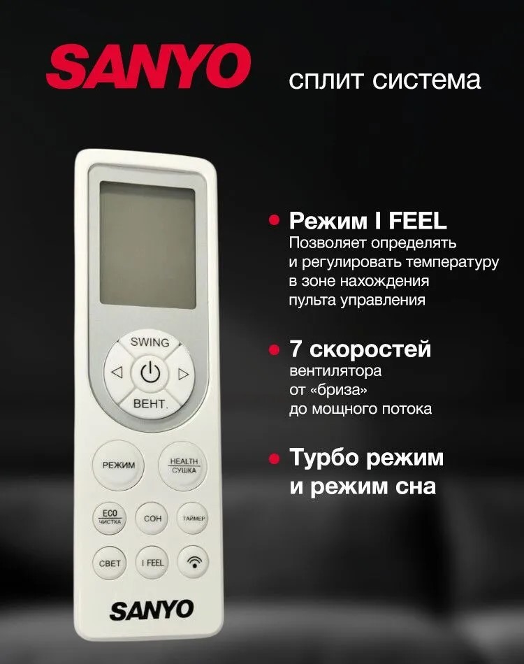 Кондиционер SANYO SN-12IRAC/SN-12IRDC — изображение 11