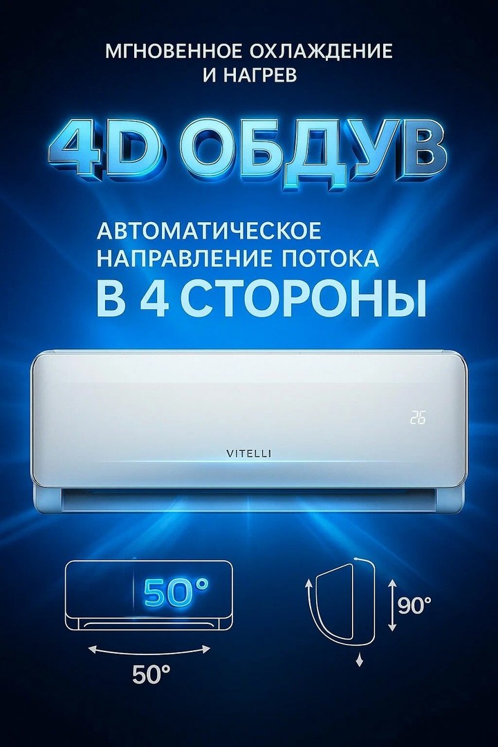 Кондиционер VITELLI Palermo VSL-09I — изображение 8