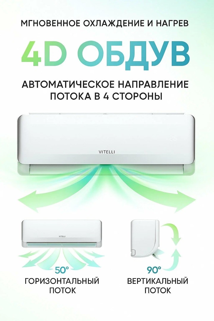 Кондиционер VITELLI Palermo VSL-09I — изображение 9
