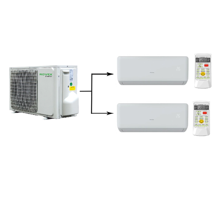 Мульти сплит система на 2 комнаты Rovex 2M18UIHA1/RS-M09IHA1*2 — изображение 4