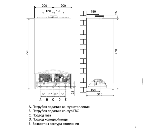 Настенный газовый котел Ariston CLAS ONE SYSTEM 24 RDC — изображение 6