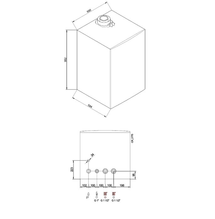 Настенный газовый котел 64 кВт Baxi LUNA DUO-TEC MP 1.90 — изображение 3
