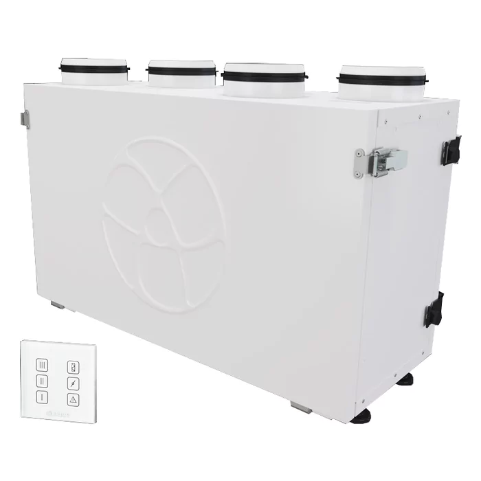 Приточно-вытяжная вентиляционная установка 500 Blauberg KOMFORT Ultra EC S2 300-H S14 white