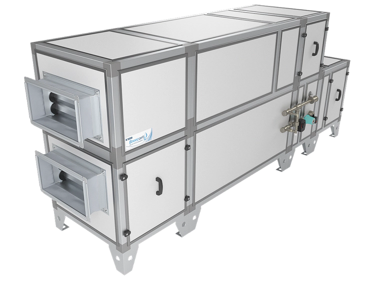Приточно-вытяжная вентиляционная установка Breezart 8000 Aqua RP PB AC