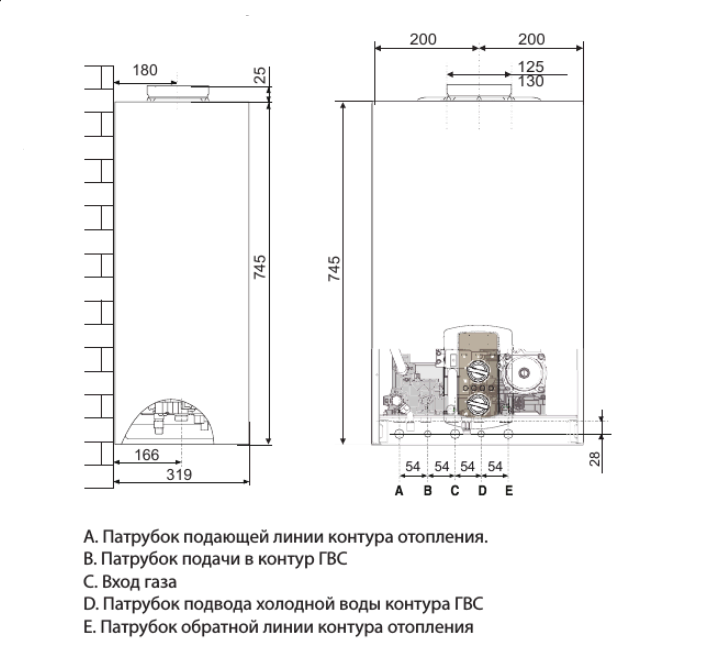 Настенный газовый котел Chaffoteaux PIGMA ADVANCE 25 — изображение 4
