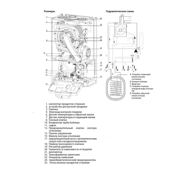 Настенный газовый котел 64 кВт Chaffoteaux TALIA GREEN SYSTEM HP 85 EU — изображение 5
