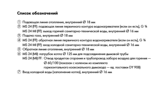 Настенный газовый котел De Dietrich MS 24 MI — изображение 4