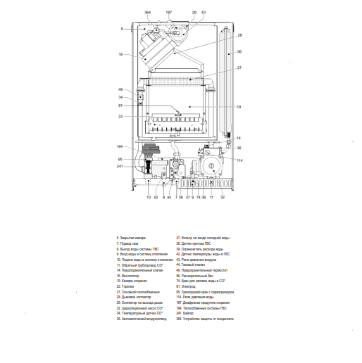 Настенный газовый котел Ferroli DIVABEL 10 (ZL0BYF1JYA) — изображение 4