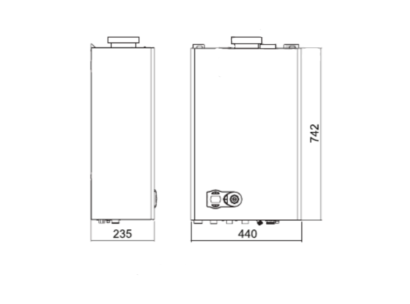 Настенный газовый котел Ferroli FORTUNA F 18 (GCKG4KYA) — изображение 6