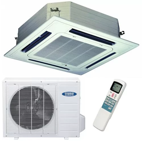 Кассетный кондиционер General Climate GC/GU-4C12HRN2 compact — изображение 4